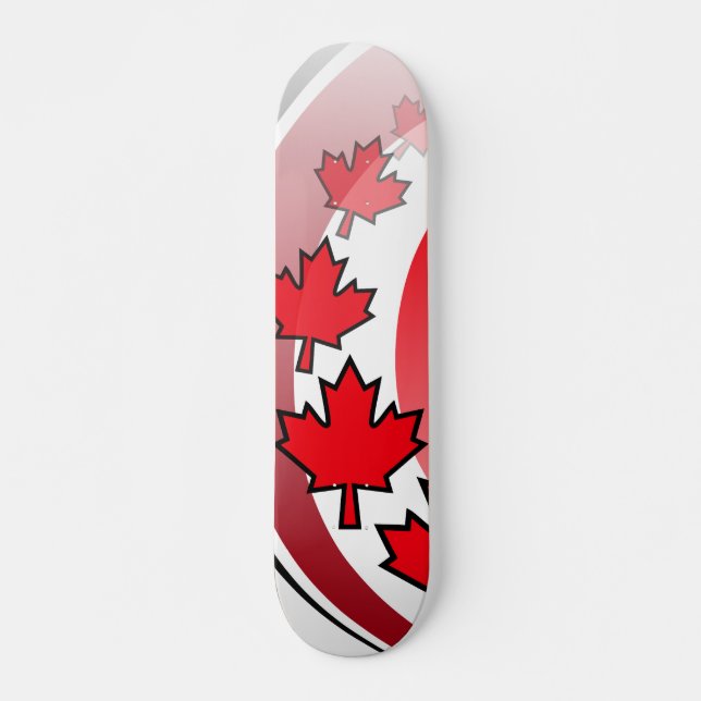 Canadian Maple Leaf Deck Skateboard (Front)