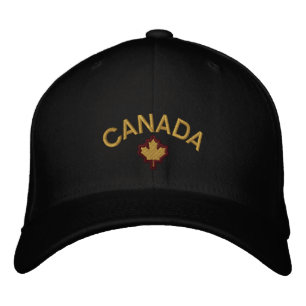 Canadian Maple Leaf Embroidery Canada Embroidered Hat