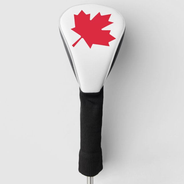Canadian Maple Leaf Golf Head Cover (Front)