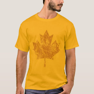Canadian Maple Leaf Grunge Style CANADA T-Shirt