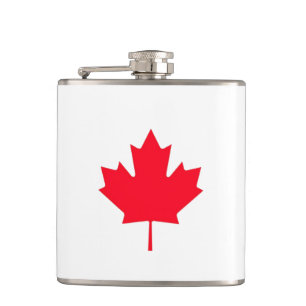 Canadian Maple Leaf Hip Flask