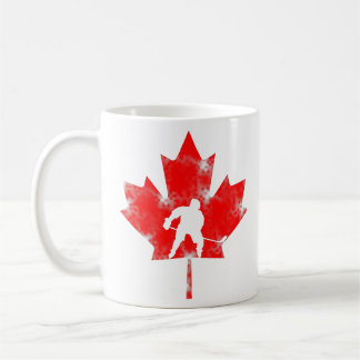 Canadian Maple Leaf Hockey for Canada Day Gift Coffee Mug