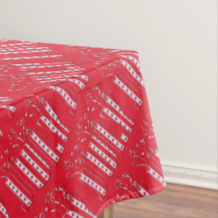 Canadian Maple Leaf July Happy Canada Day Tablecloth