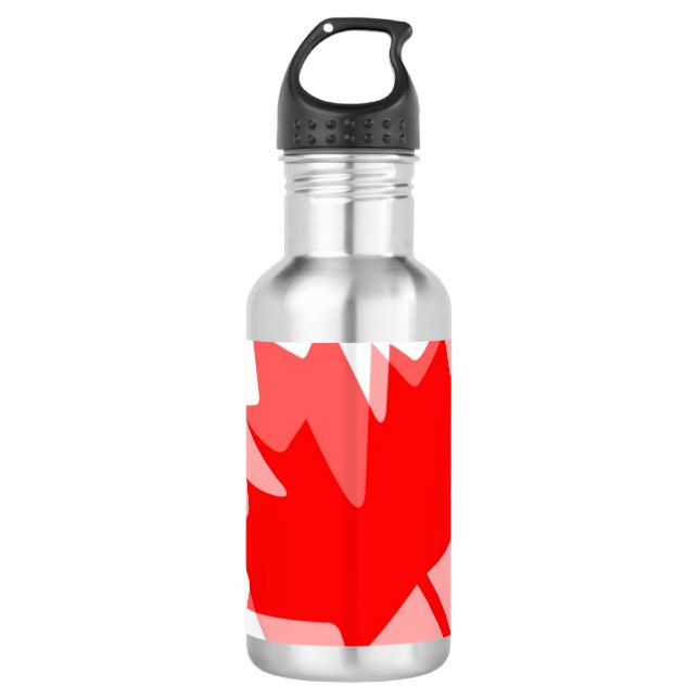 Canadian Maple Leaf Layered Style CANADA 532 Ml Water Bottle (Front)