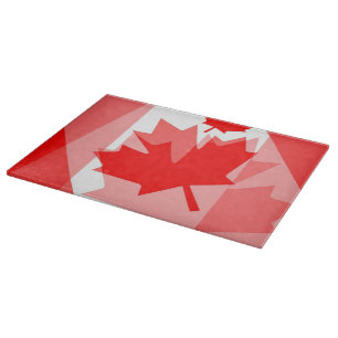 Canadian Maple Leaf Layered Style CANADA Cutting Board
