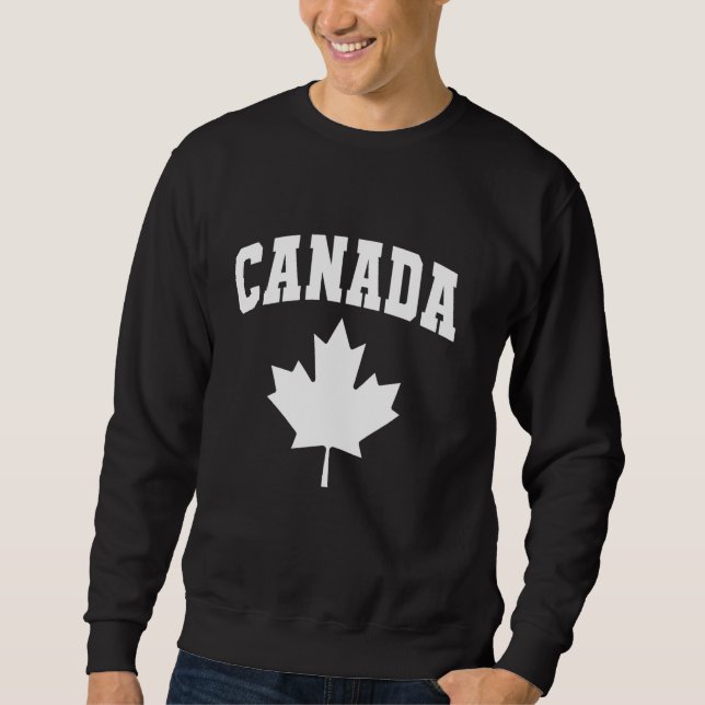 Canadian Maple Leaf of Canada Flag Sweatshirt (Front)