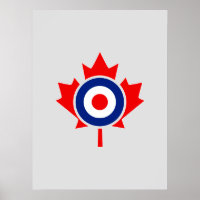 Canadian Maple Leaf Roundel Mod Badge
