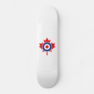 Canadian Maple Leaf Roundel Mod CANADA Skateboard