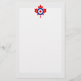 Canadian Maple Leaf Roundel Mod CANADA Stationery