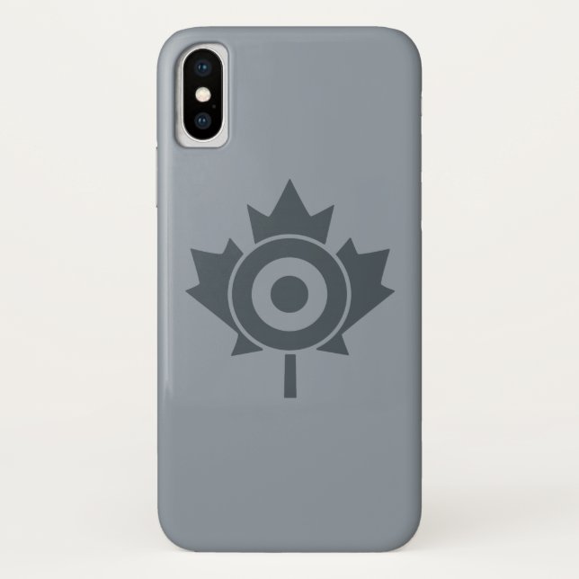 Canadian Maple Leaf Roundel Mod Case-Mate iPhone Case (Back)