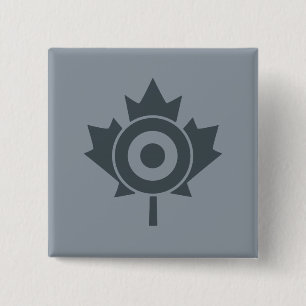 Canadian Maple Leaf Roundel Mod Tag 15 Cm Square Badge