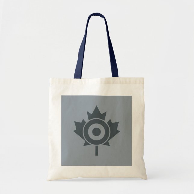 Canadian Maple Leaf Roundel Mod Tag Tote Bag (Front)