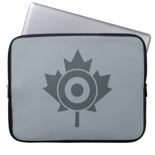 Canadian Maple Leaf Roundel Target Mod Laptop Sleeve