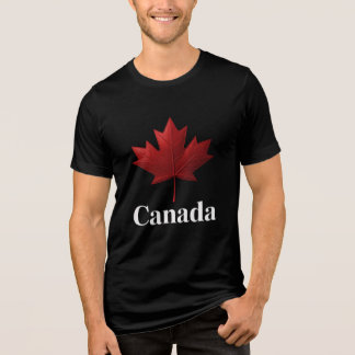 Canadian Maple Leaf T-Shirt Design Tri-Blend Shirt