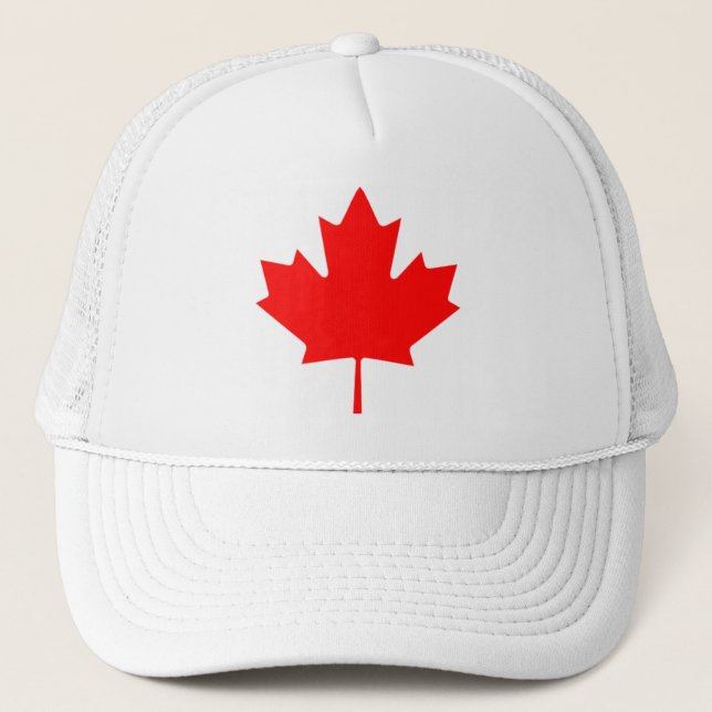 Canadian Maple Leaf Trucker Hat (Front)