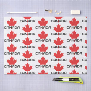 Canadian Maple Red Leaf Tissue Paper – Elegant