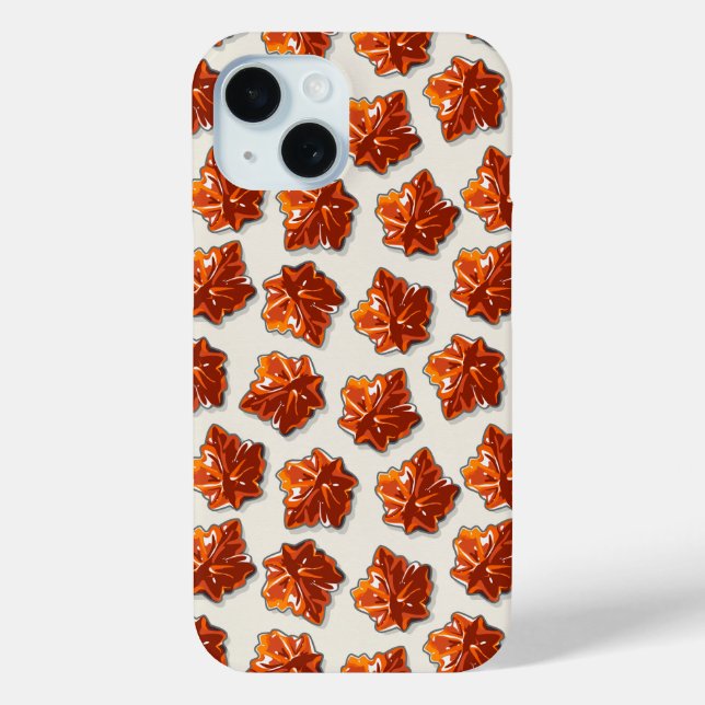 Canadian Maple Syrup Candy Pattern Case-Mate iPhone Case (Back)