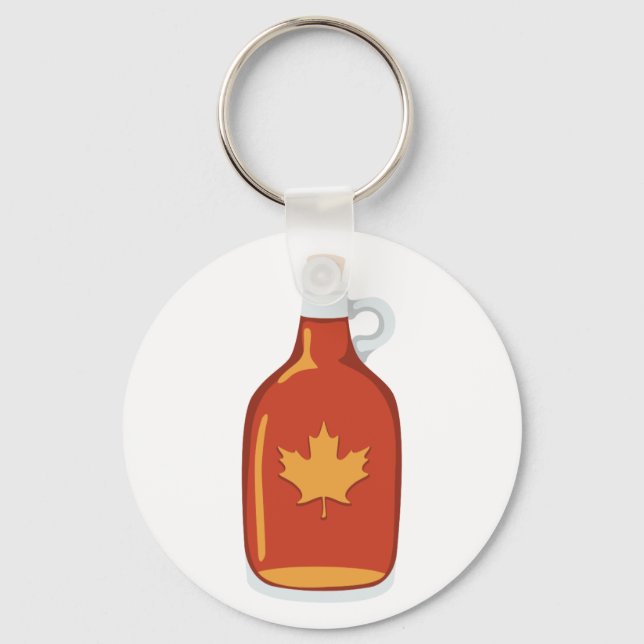 Canadian Maple Syrup Key Ring (Front)