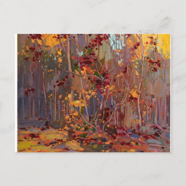Canadian Maple Tree Painting by Tom Thomson Postcard (Front)