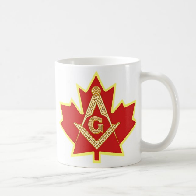 CANADIAN MASON COFFEE MUG (Right)