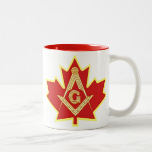 CANADIAN MASON Two-Tone COFFEE MUG