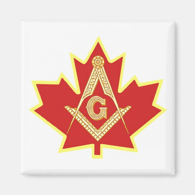 CANADIAN MASONS MAGNET (Front)