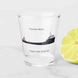 Canadian Miner shot glass