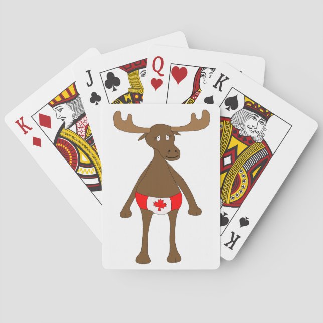 Canadian Moose Playing Cards (Back)