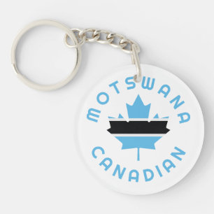 Canadian Motswana  Roots Key Ring