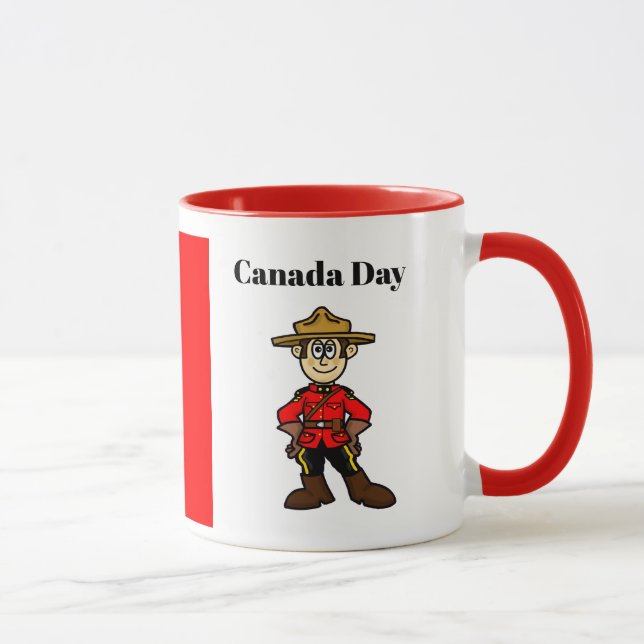 Canadian Mountie Canada Day Mug (Right)