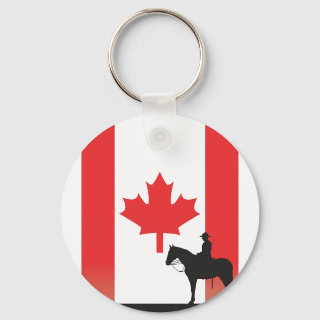 Canadian Mountie Key Ring (Front)