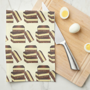 Canadian Nanaimo Bars Canada British Columbia Food Tea Towel