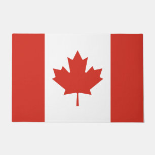 Canadian National Flag (Maple Leaf Canada Flag) Doormat