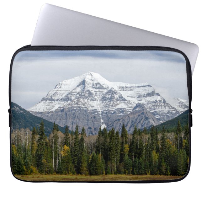 Canadian National Park, Mount Robson Laptop Sleeve (Front)