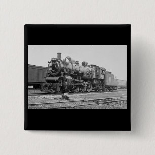 Canadian National Railroad Engine 5078 15 Cm Square Badge