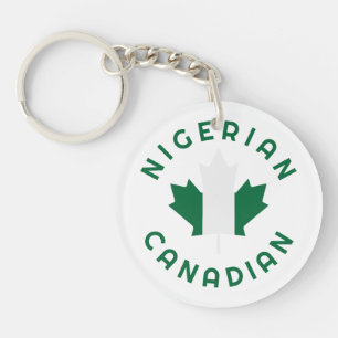 Canadian Nigerian  Roots Key Ring