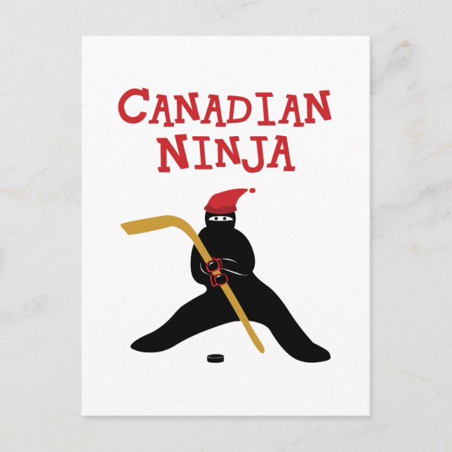 Canadian Ninja Postcard (Front)