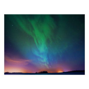 Canadian Northern Lights Poster