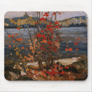 Canadian Painting-Lake and Red Tree by Tom Thomson Mouse Pad