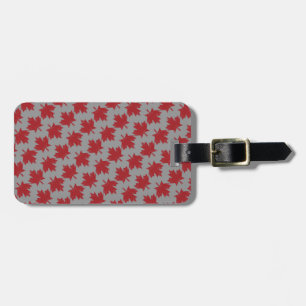Canadian Pattern Luggage Tag