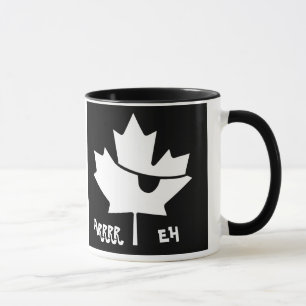 Canadian Pirate Maple Leaf Ceramic Mug