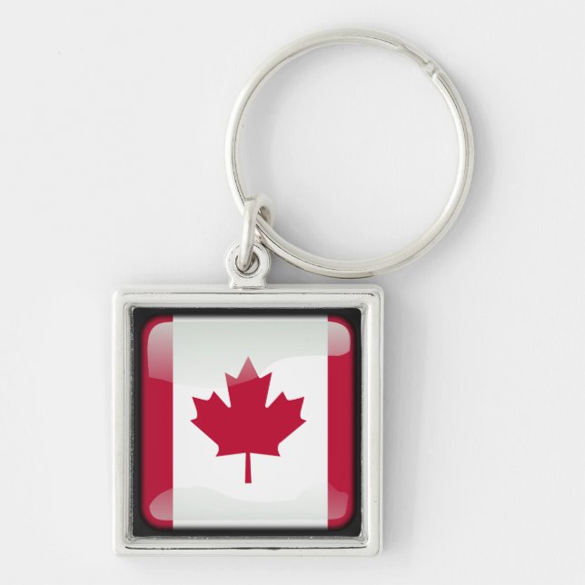 Canadian polished key ring (Front)