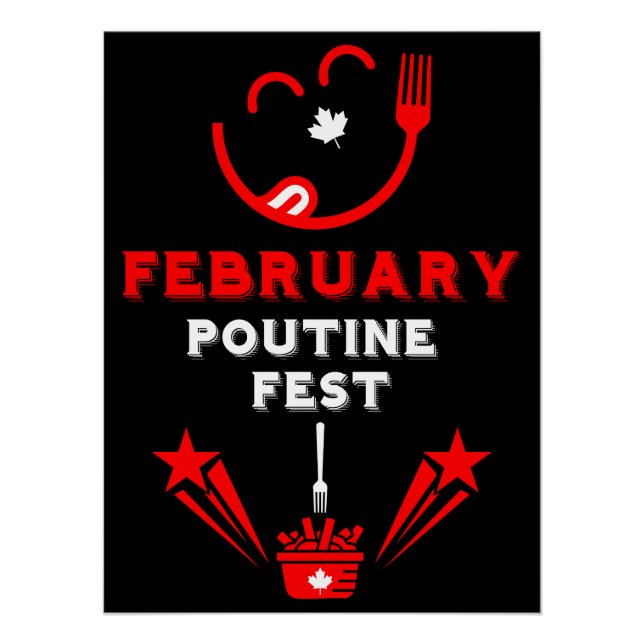Canadian Poutine Festival Poster (Front)