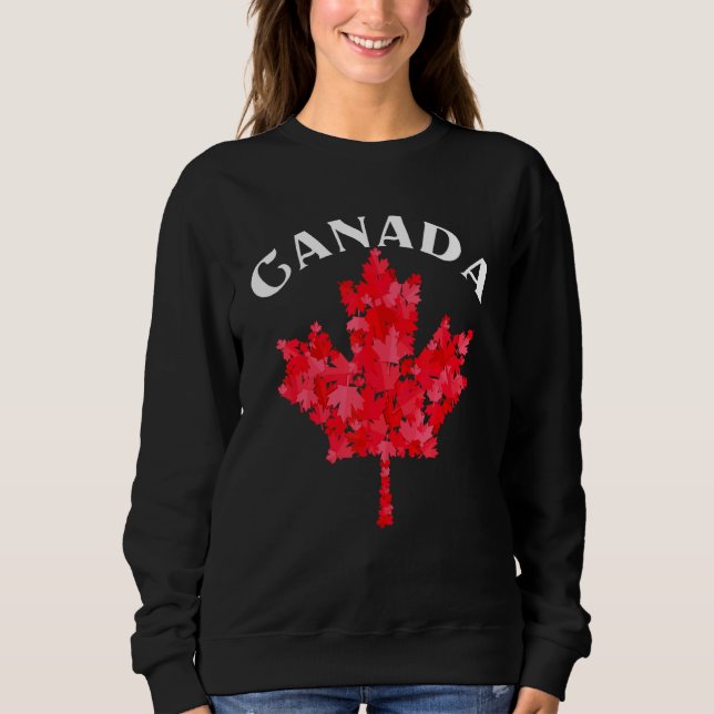 Canadian Pride Day Maple Leaf Canada Sweatshirt (Front)