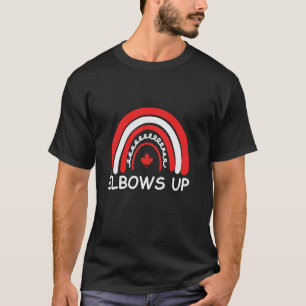 Canadian Pride Elbows Up Canadian Spirit Free Prou T-Shirt