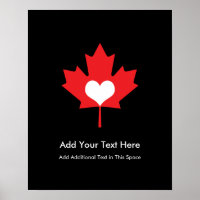 Canadian Pride - I Love Canada Maple Leaf