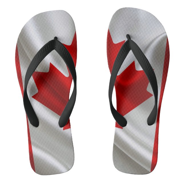 Canadian Pride Thongs (Footbed)