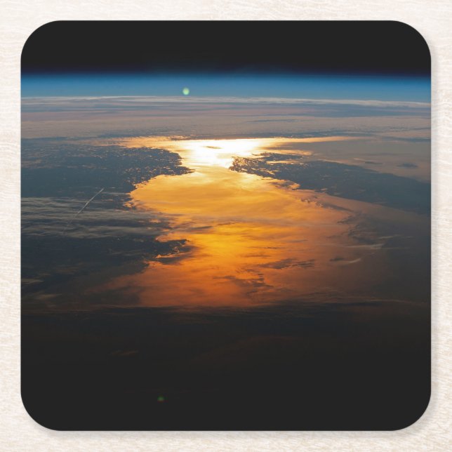 Canadian Provinces Of Newfoundland And Labrador. Square Paper Coaster (Front)