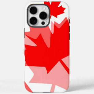 Canadian Red Maple Leaf Layered Style CANADA iPhone 16 Pro Max Case