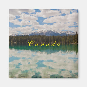 Canadian Reflection on water landscape Magnet